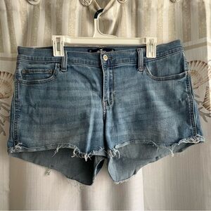 Hollister Low-Rise Light Blue Shorts Size 17